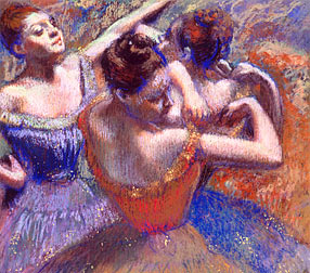 Canvas and paper printing, framing of paintings by Edgar Degas 