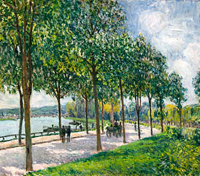 Purchase paper and canvas reproductions of paintings by Alfred Sisley 